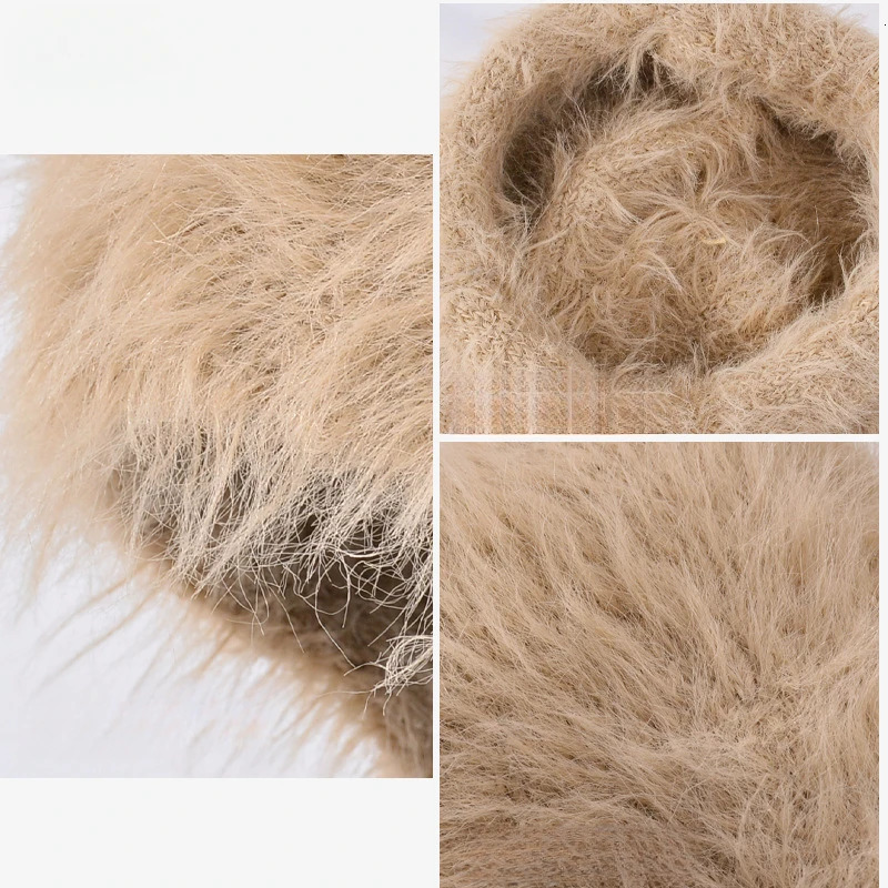 Womens beret comfortable plush decoration no Brim loose suitable for warm autumn and winter painter hats 241007