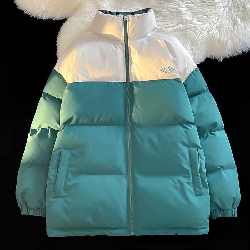 Men's Down Parkas Winter Mens and Womens Couple Clothes Windproof Warm Parkas Classic Thicken Bubble Jacket Fashion Casual Puffer Jacket for Men 