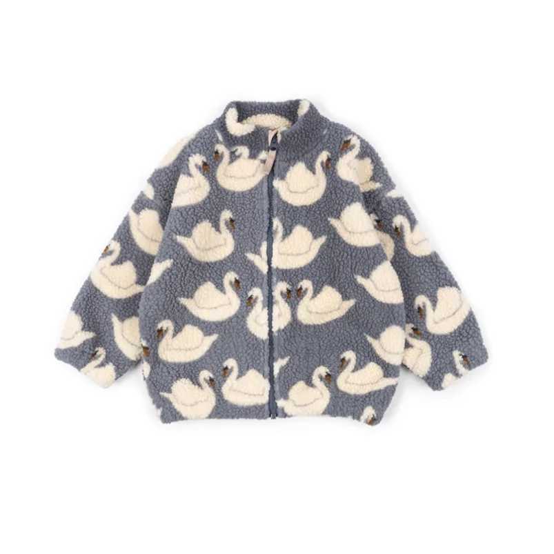 Down Coat Childrens Jacket 2024 Autumn/Winter Fashion Cartoon Cashmere Girls Jacket Cotton Warm and Cute Boys Jacket Childrens Clothing H241010
