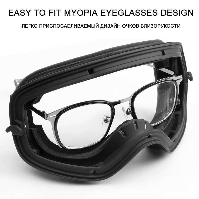 PHMAX ski goggles black gold mens ski goggles winter outdoor snow HD PC UV400 double-layer anti fog ski goggles CL241010