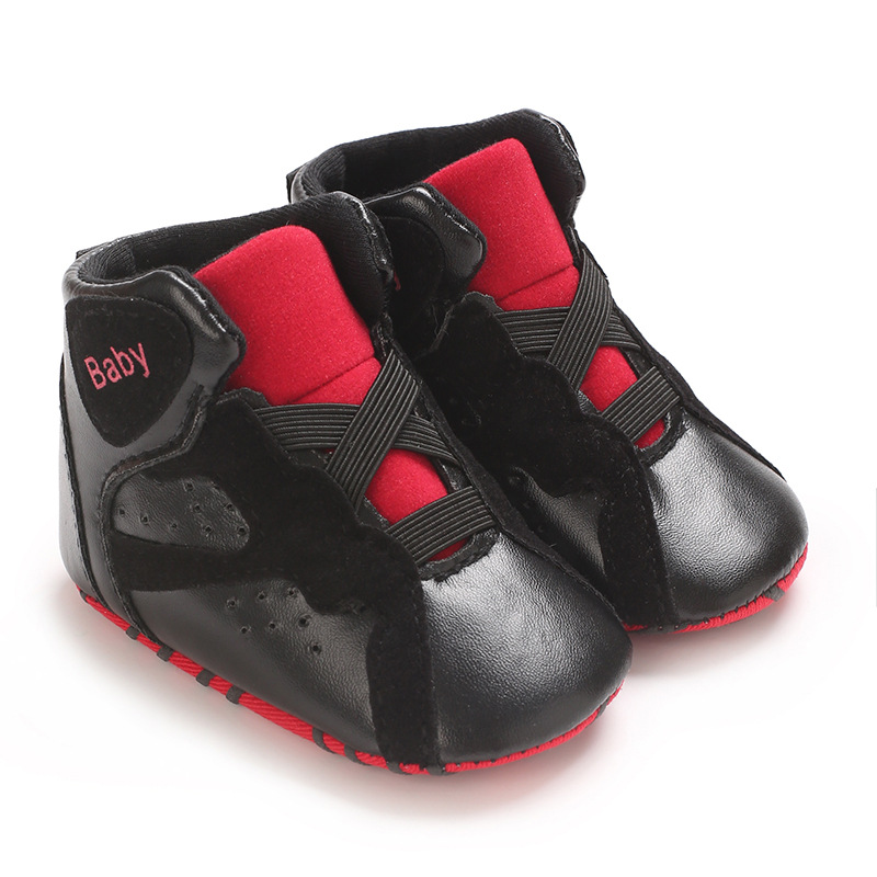 Fashion High Top Baby Shoes Boys Girls Infant Basketball Shoes cutefeet Sport Shoes Sneakers Casual Anti slip First Step Shoes Toddler 0-18M