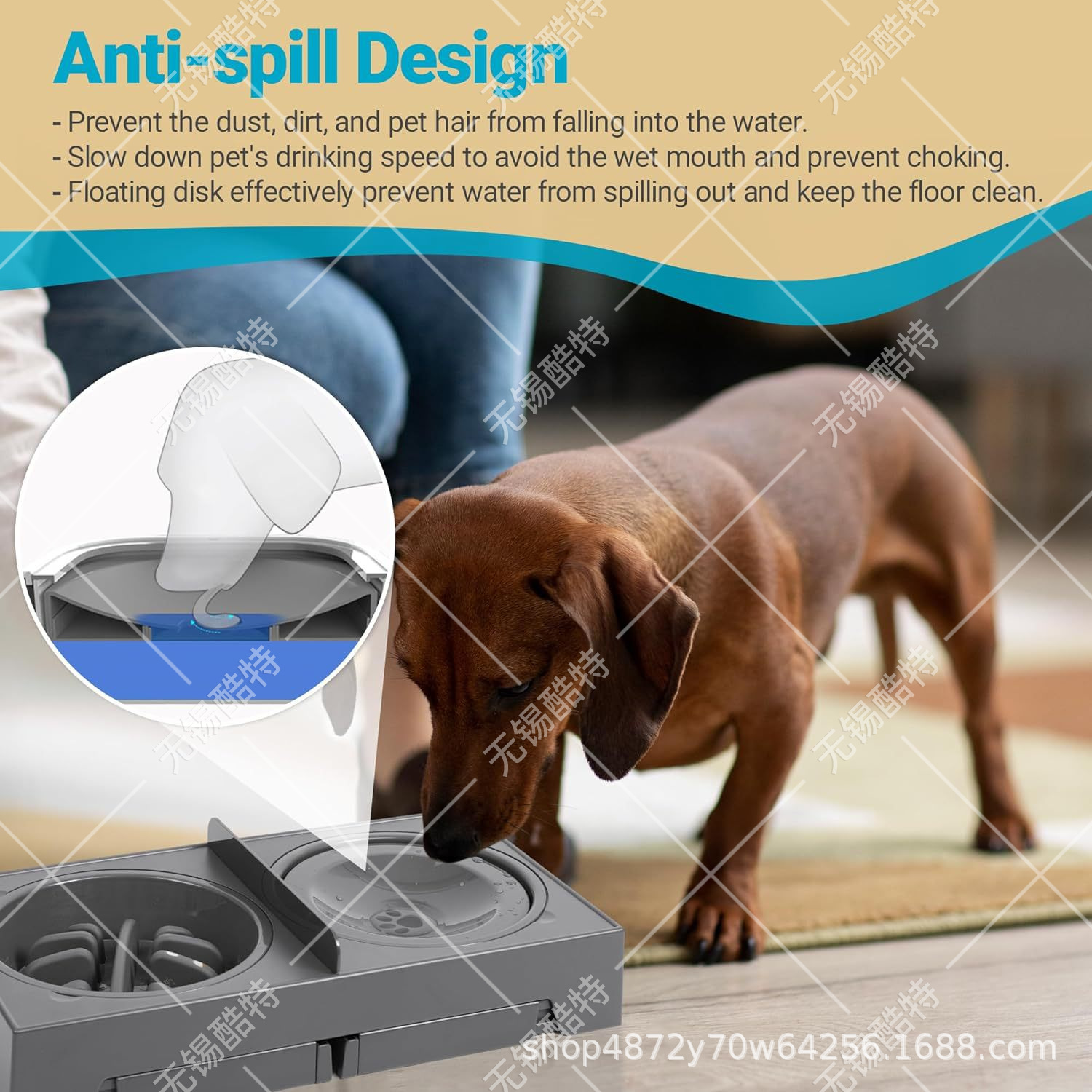 Stainless steel large dog pet food utensils