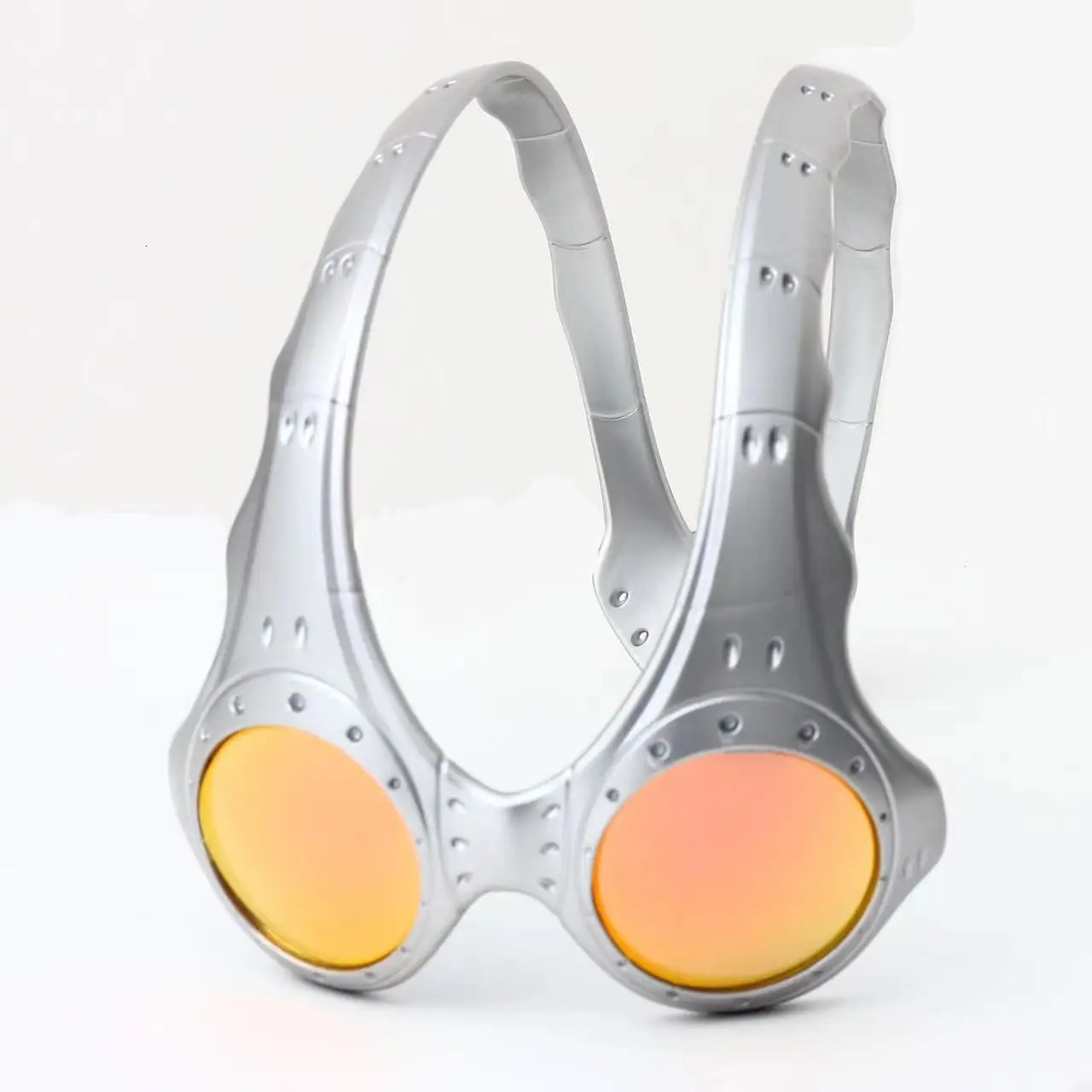 Men Super Large Shaped Y2K Head Set Alien Sunglasses Fashion Women Personalized Party Personalized Goggles Fishing Ocean Mirror 241007