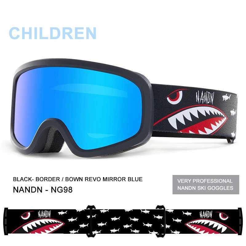 NANDN childrens skiing goggles double-layer anti fog and windproof skiing goggles CL241010