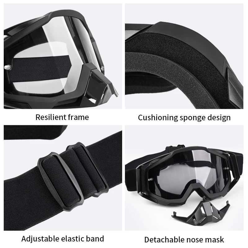 Winter outdoor sports skiing goggles snowboard mens anti UV anti frog skiing goggles windproof motorcycle riding goggles CL241010
