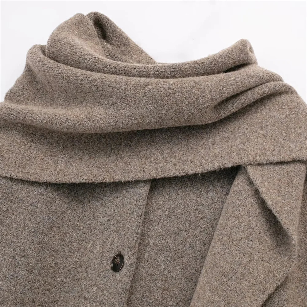 UNIZERA 2023 Winter Product Womens Fashion and Casual 100 Pairs Scarf Short Knitted Coat 240930