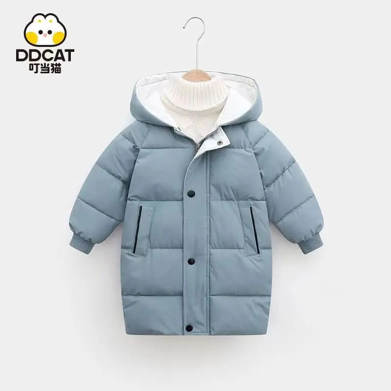 Childrens cotton mens clothing baby winter warm thick coat Korean childrens winter cotton lined jacket 240927