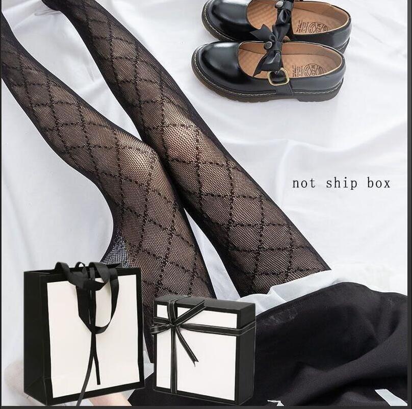 Womens Classic Stockings Fashion Letter Pattern Socks Ins Hot Hosiery Sexy Women's Leggings High Quality Tights