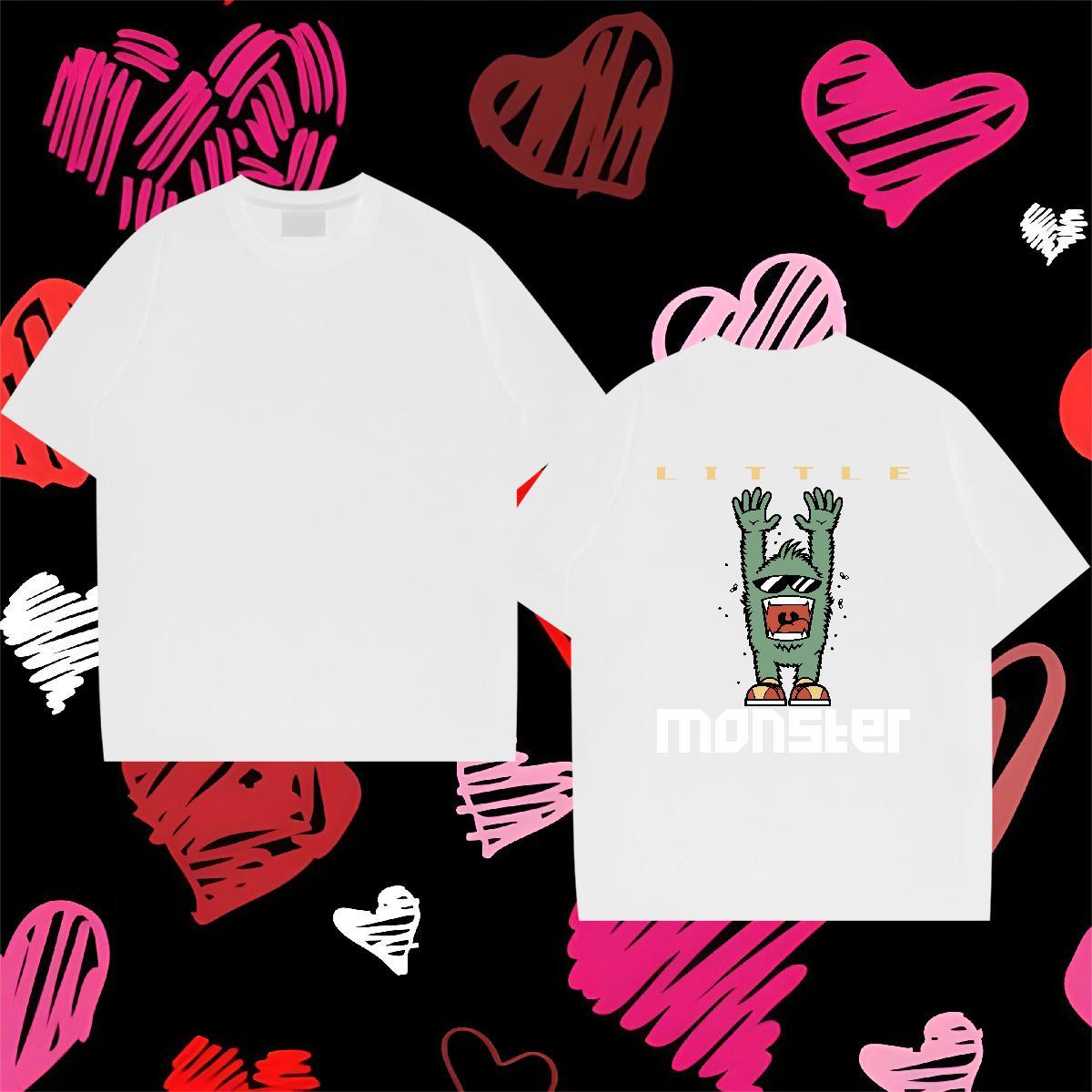 Soft Man T Shirts 230g Pure Cotton ET Street Wear Floral Print Breathable Soft Men Tshirts New Designer Tee Shirt