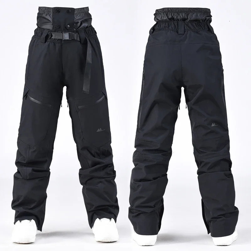 2024 Mountain Sport Woman Snowboard Overalls Windproof Men Skiing Pants Outdoor Snow Trousers Hiking Waterproof Warm Ski Clothes 241010