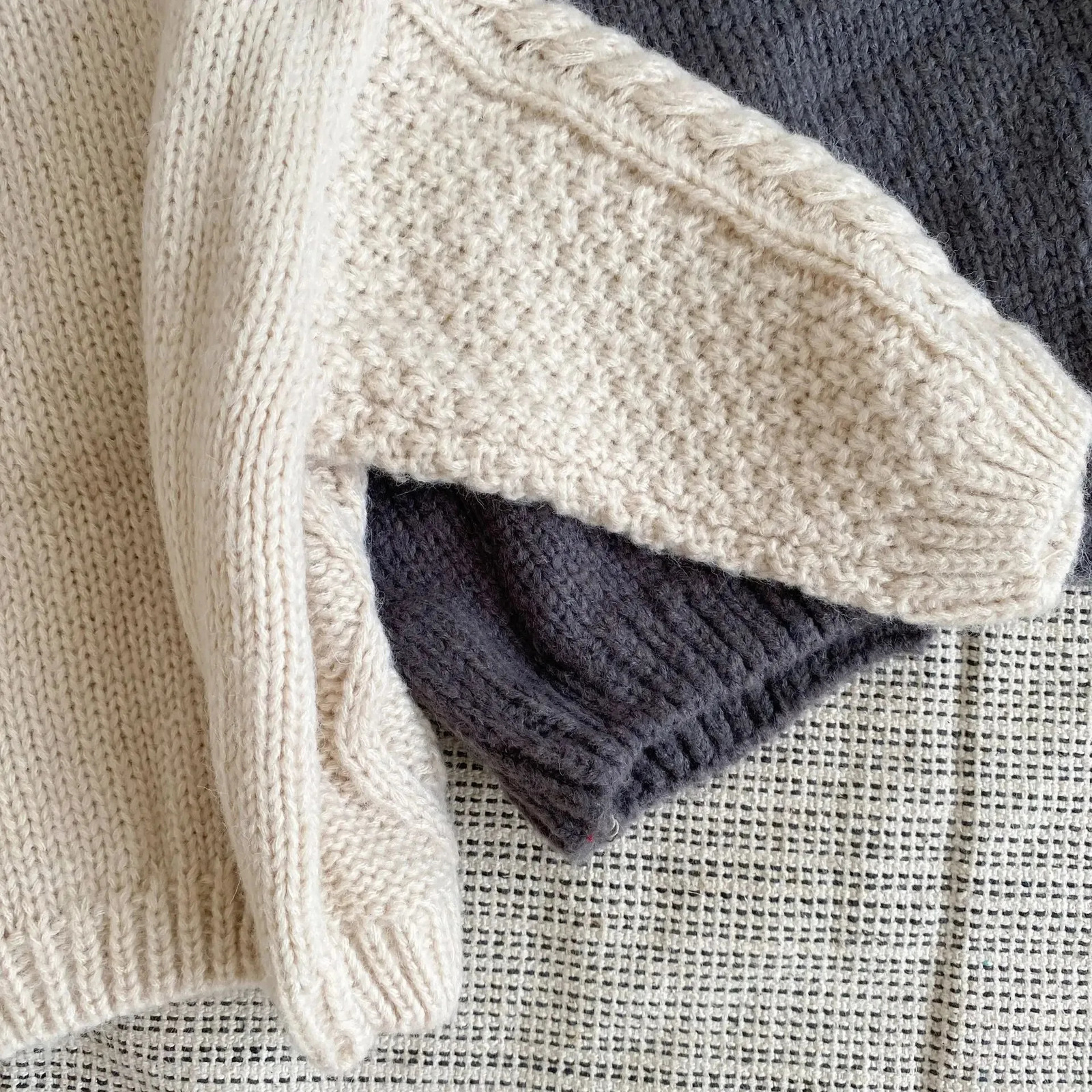childrens sweaters cardigans autumn and winter baby jackets wool and linen vintage cardigans boys and girls jackets 241008
