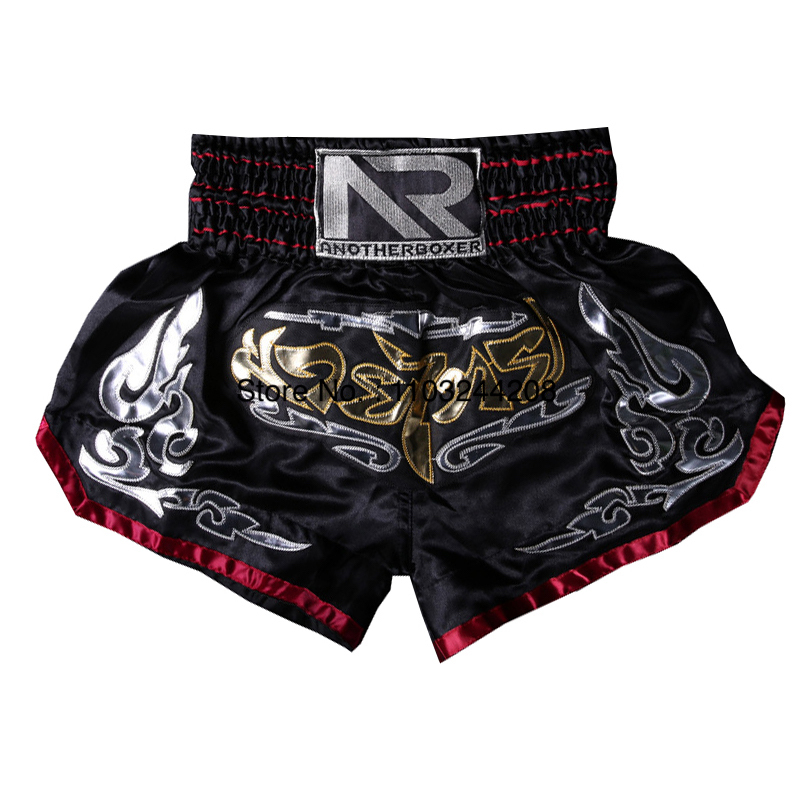 Boxing Shorts Muay Thai Shorts Satin Polyester Martial Arts MMA Clothing Men Women Kids Gym Workout Grappling Kickboxing Pants