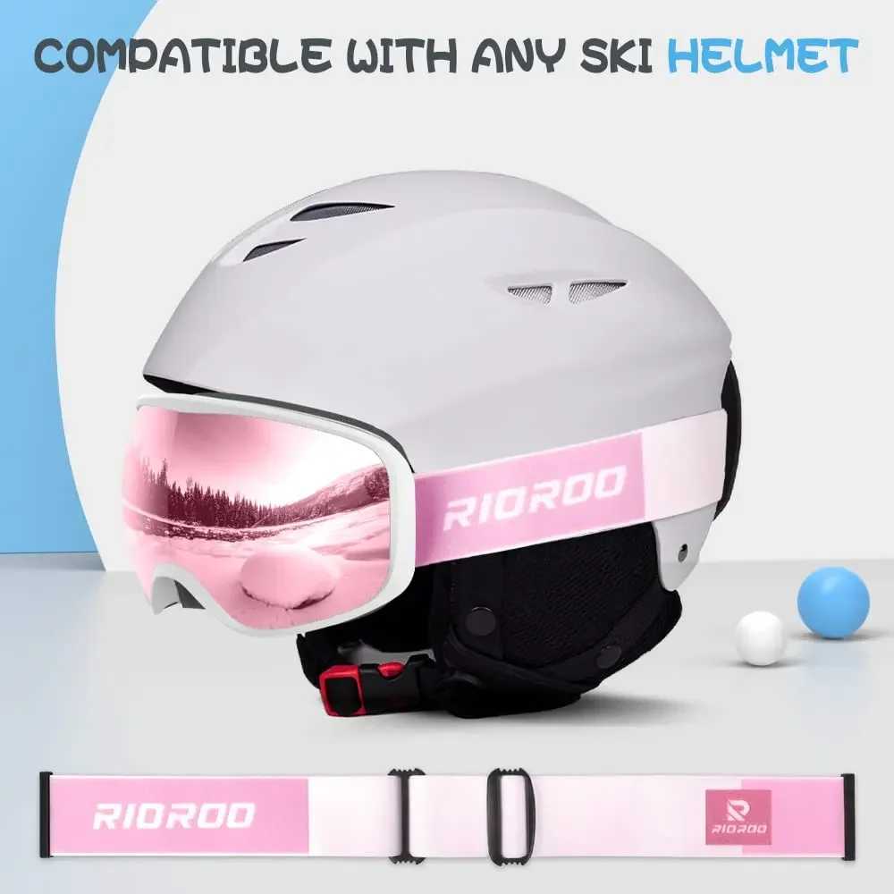 Childrens professional skiing goggles winter skiing/skiing goggles sunglasses anti UV400 sports equipment suitable for children aged 3-10 years old CL