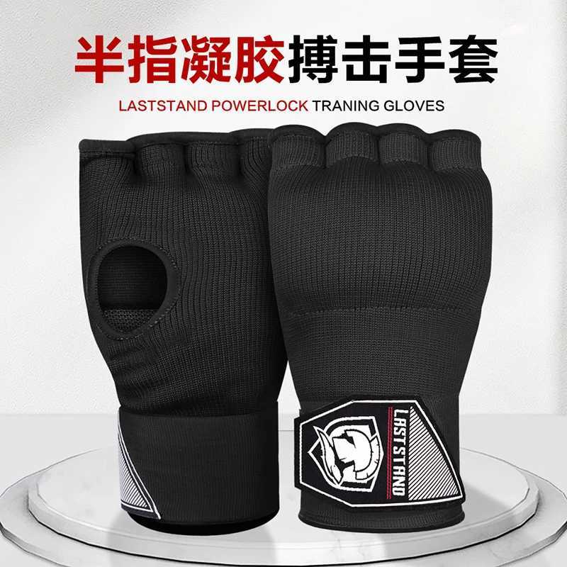 Boxers inner gloves half finger gel boxing gloves Muay Thai MMA Taekwondo martial arts boxing speed bag training W241010