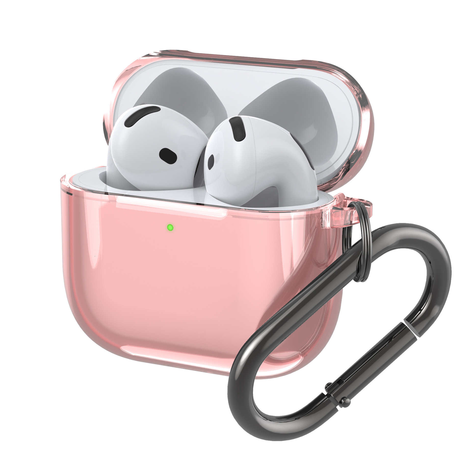For Apple 2024 new Generation airpod 4 Headphone Accessories Solid TPU Silicone Protective Earphone Cover Wireless Charging Shockproof Case