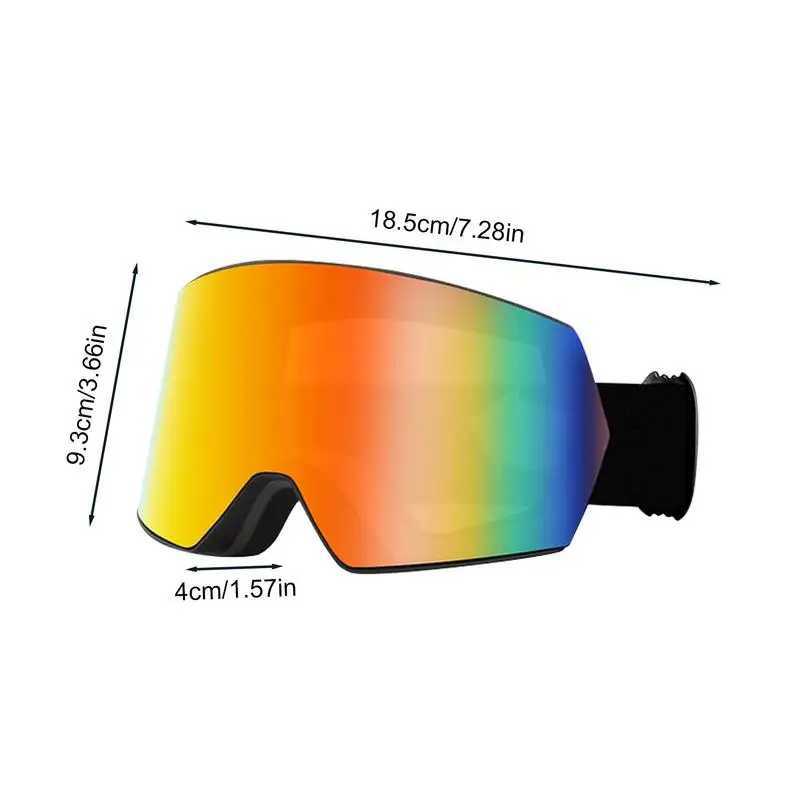 Ski goggles windproof bicycle goggles winter anti fog ski goggles ski face shields mens tactical goggles CL241010