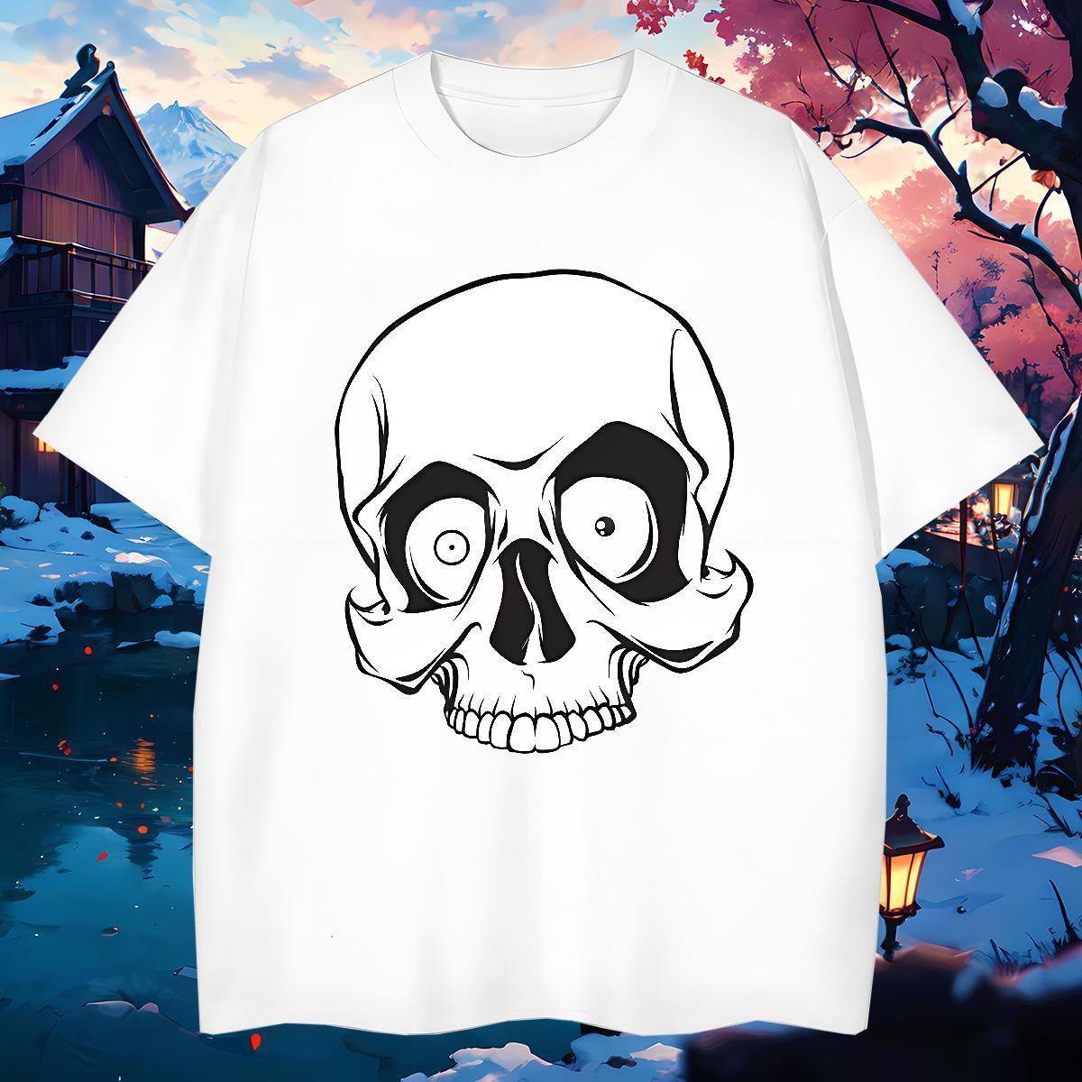 Loose Fit Men T Shirts 230g Pure Cotton monster Hip Hop Street Oversized Breathable Short Sleeve Men Tops Tees Free Shipping Polos