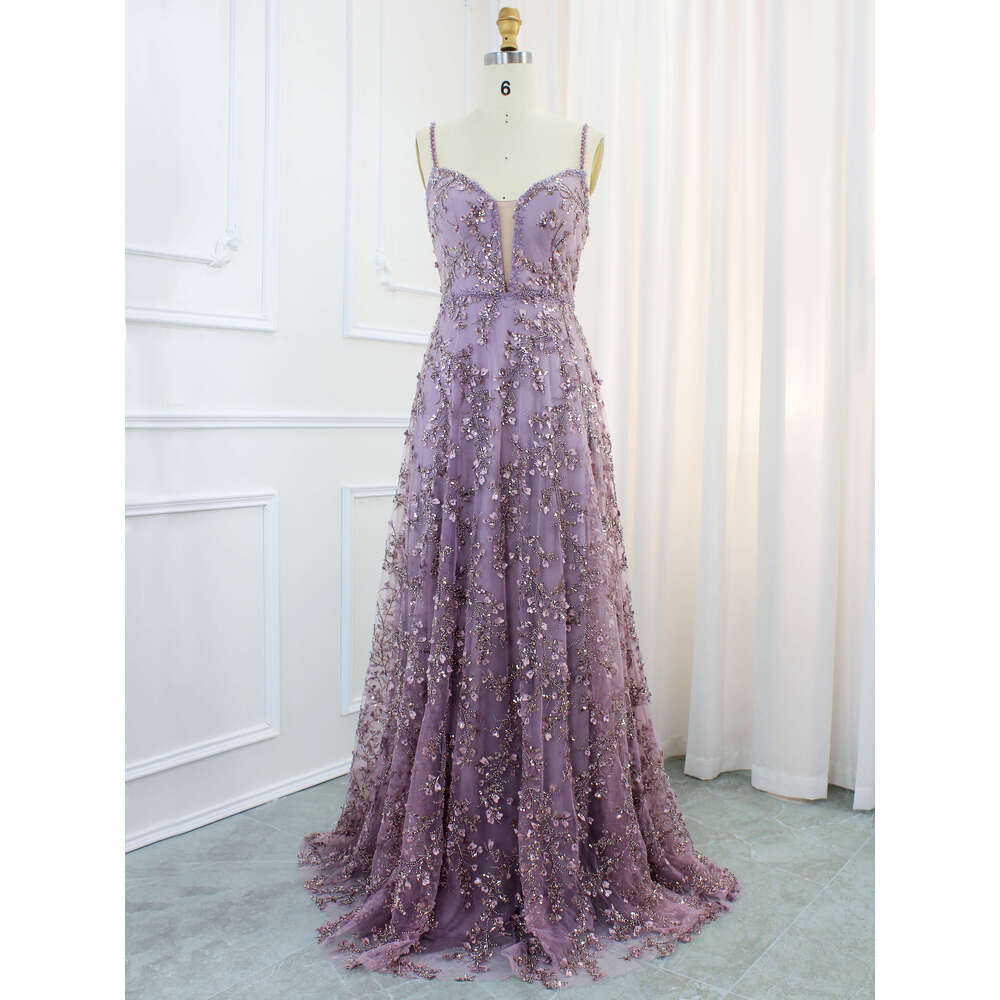 Hot Sale Lilac Sweetheart A e Bridesmaid Dress Beaded Sleeveless Formal Gowns 2024 For Women Party Prom Dress