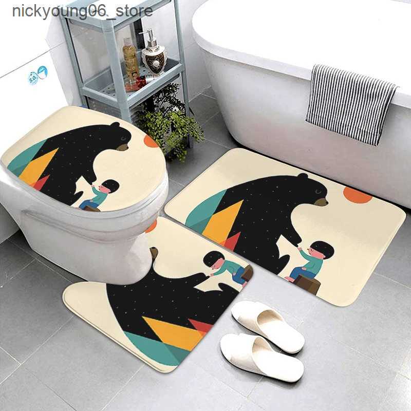 Non-Slip Bath Mats Anti-slip Bath Mat Bathroom Small Rug Shower Mat Festival Decoration Mat Bedroom Balcony Room Mat Boho room mat funny rug L240910