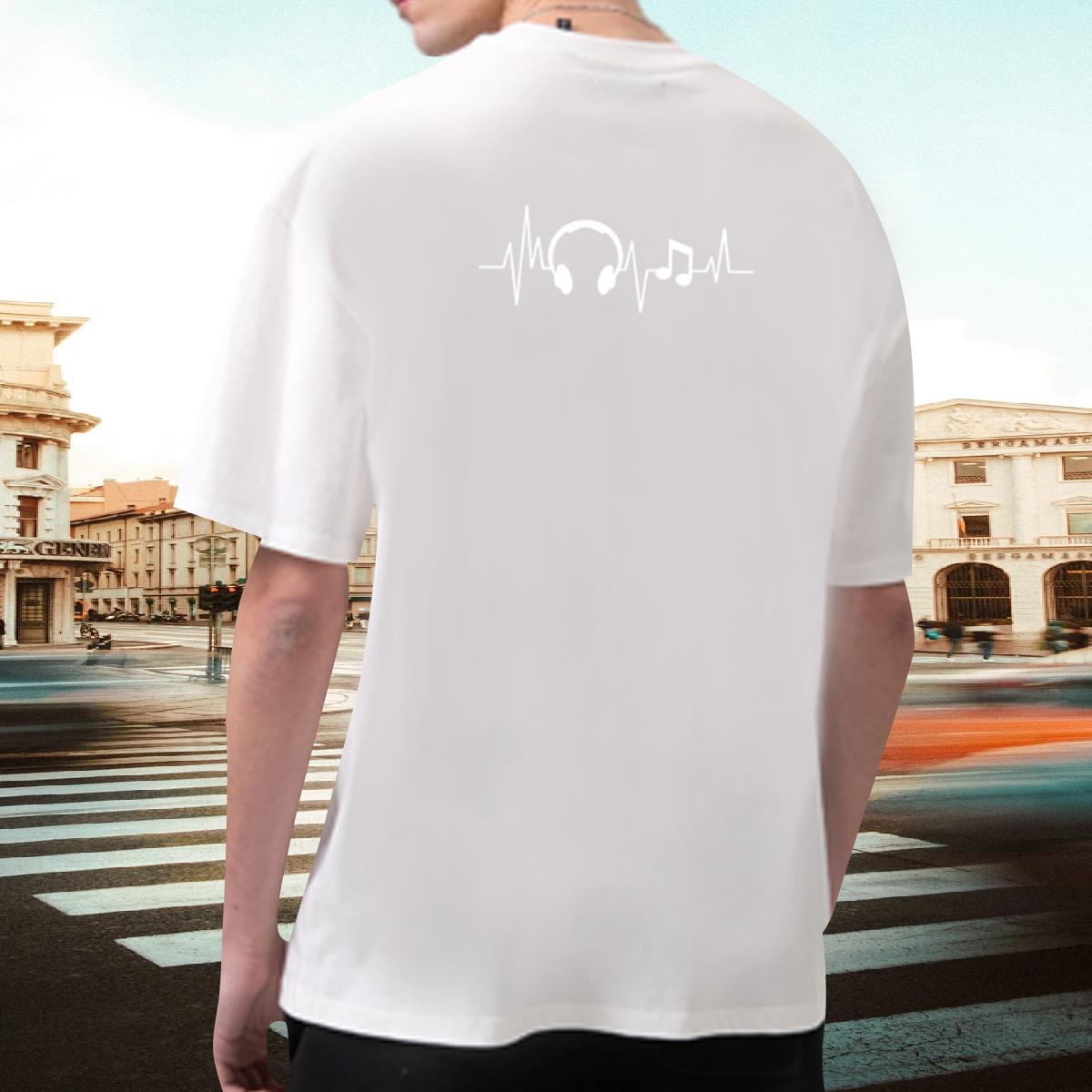 Cool Design T-Shirts 230g Pure Cotton letter Summer Casual Cartoon Printing M-4XL Crew Neck Breathable Men Tees New Designer Tops Tees