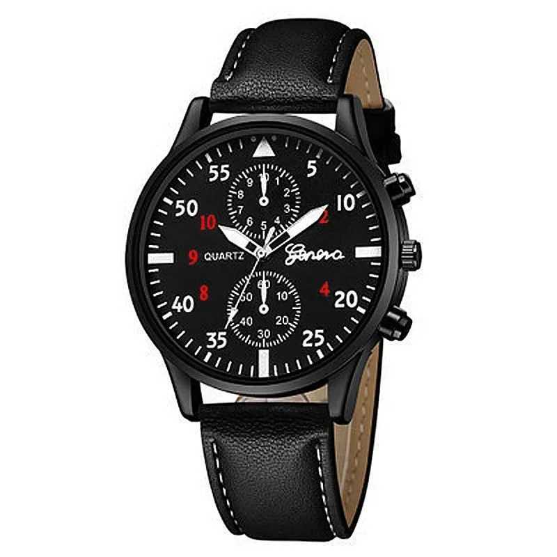 4/2/1pcs Men Sports Watches Set Man Business Quartz Wristwatch Luxury Brown Leather Bracelet Men Casual Clock Watchno BoxX24
