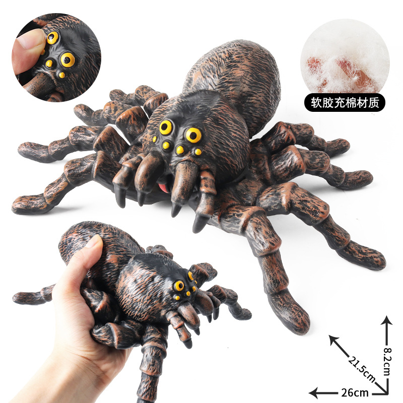 Halloween Gifts Soft Glue Insect & Spider Toy Models for Children - Stress Relief Gifts with Spooky Animals Collection