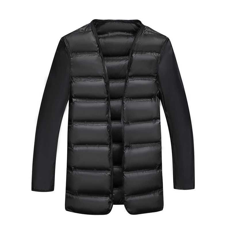 2023 new arrival winter jacket men fashion Woolen Coat Mens Casual Wool trench coat Men Dress Jacket men Removable down liner LX241010