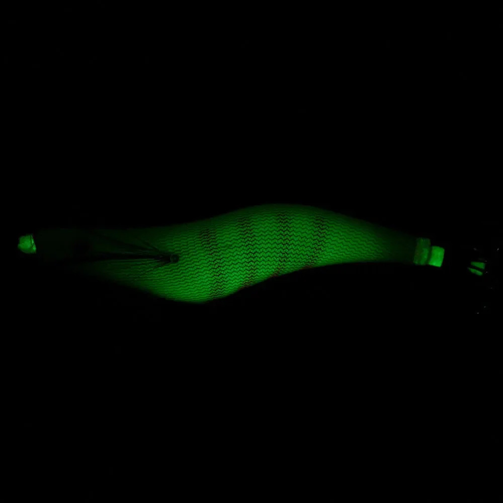 15CM Squid Jig Egi Baits Luminous Octopus Wooden Shrimp Fishing Lure Artifical Squid Jig Cuttlefish Hook Bait with Sound Beads 241010
