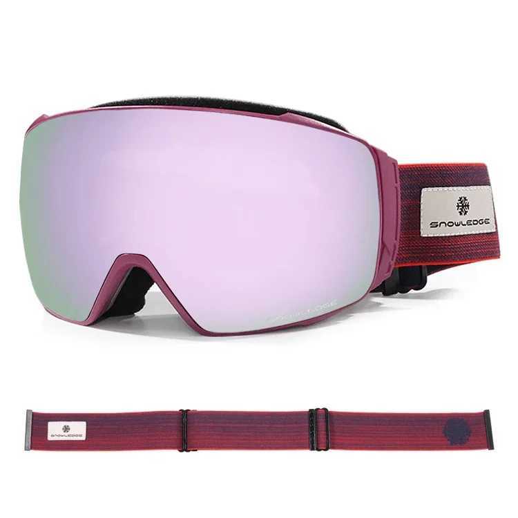 Sports outdoor wholesale custom Toric lens snow goggles anti fog skiing goggles magnetic skiing goggles CL241010