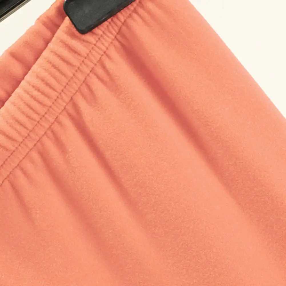 Women's Thermal Underwear 2-piece/set top pants set thick plush round neck long Slve thermal underwear set elastic waist and cold proof pajamas s