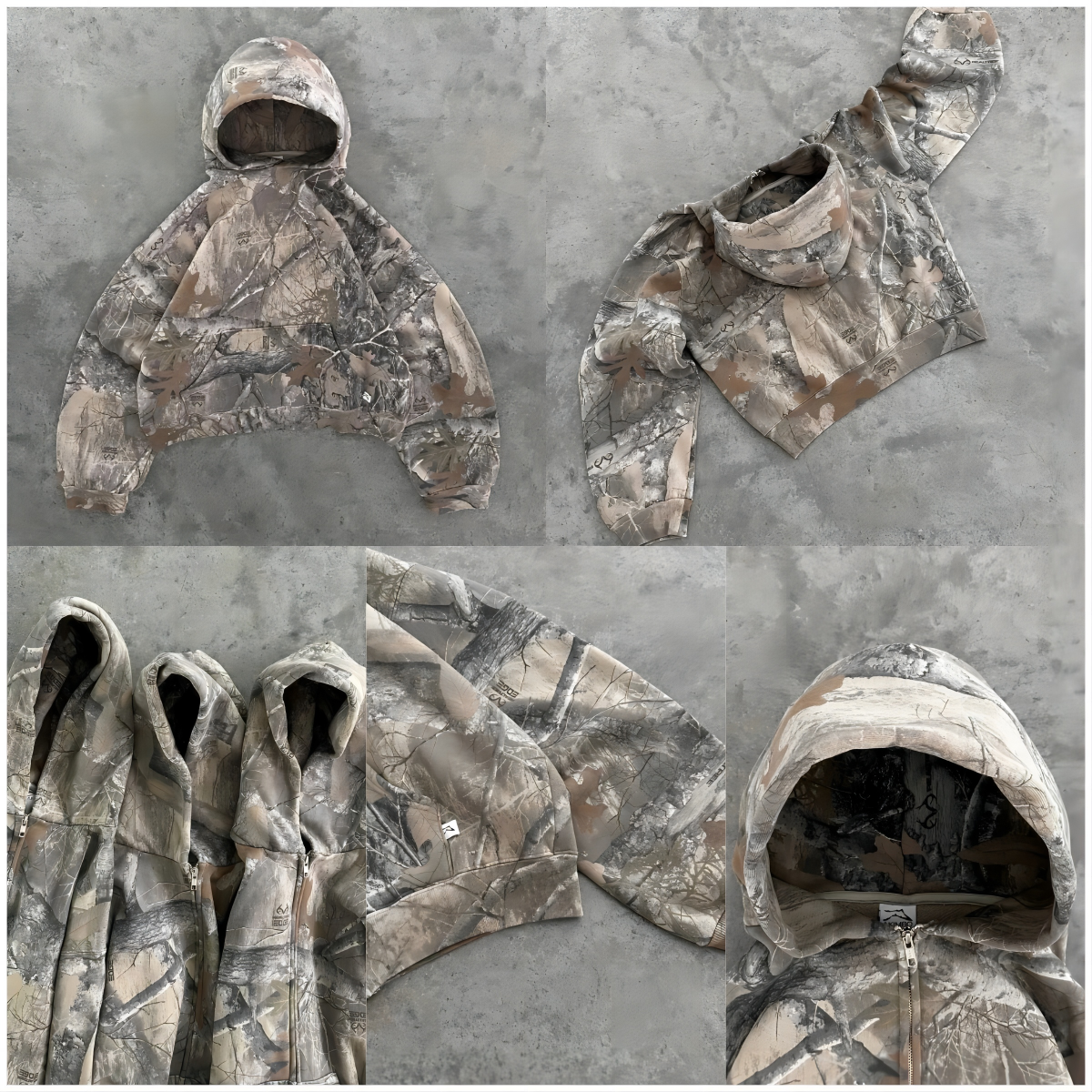 Y2k Zip Up Hoodie Women Retro Oversized Camouflage Zipper Sweatshirt American Street Hip Hop Streetwear Unisex Camo Hoodie