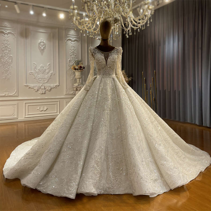 Sparkg Beading Wedding Gowns Amanda Novias 2024