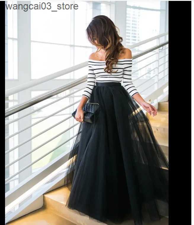 Maternity Dresses Lace Maternity Dresses For Pregnancy Pregnant Clothes Maxi Gown Long Sleeve Shoulderless Stripes Sexy Photo Photography Dresses L240