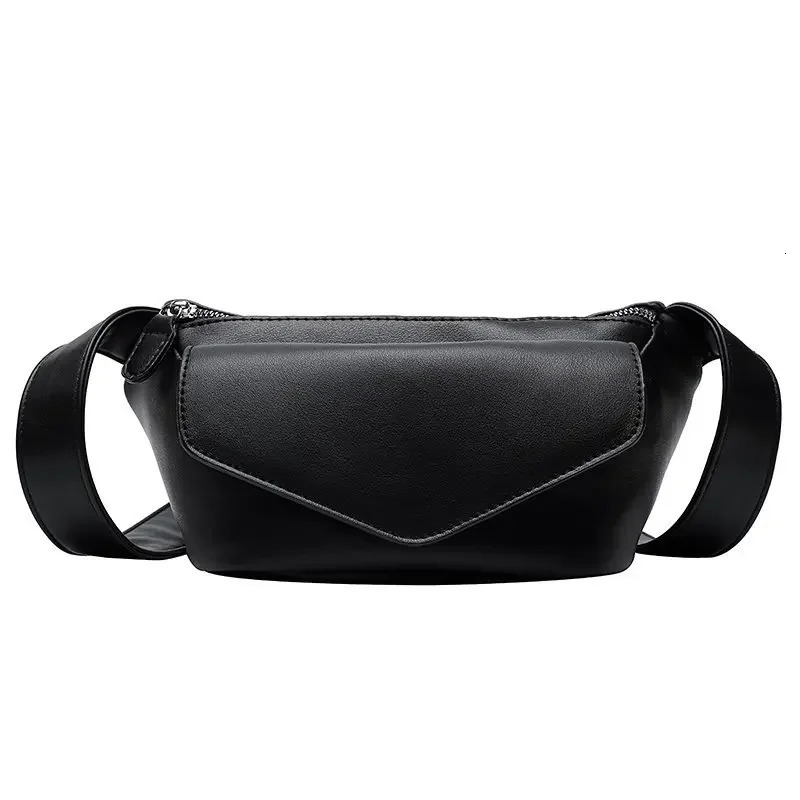 Womens casual waist bag leather shoulder bag travel chest bag womens Fanny bag waist belt wallet womens Bolsos Sac Banane 241008