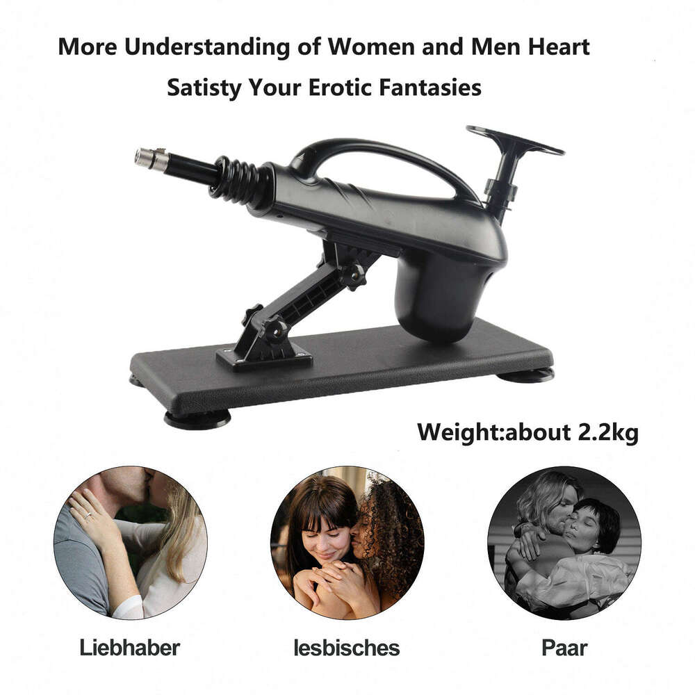 2023 Automatic Sex Machine with Suction Cup for Mobile Video Chat Love Machine With Anal Dildo Sex Toy Attachments for Women Men