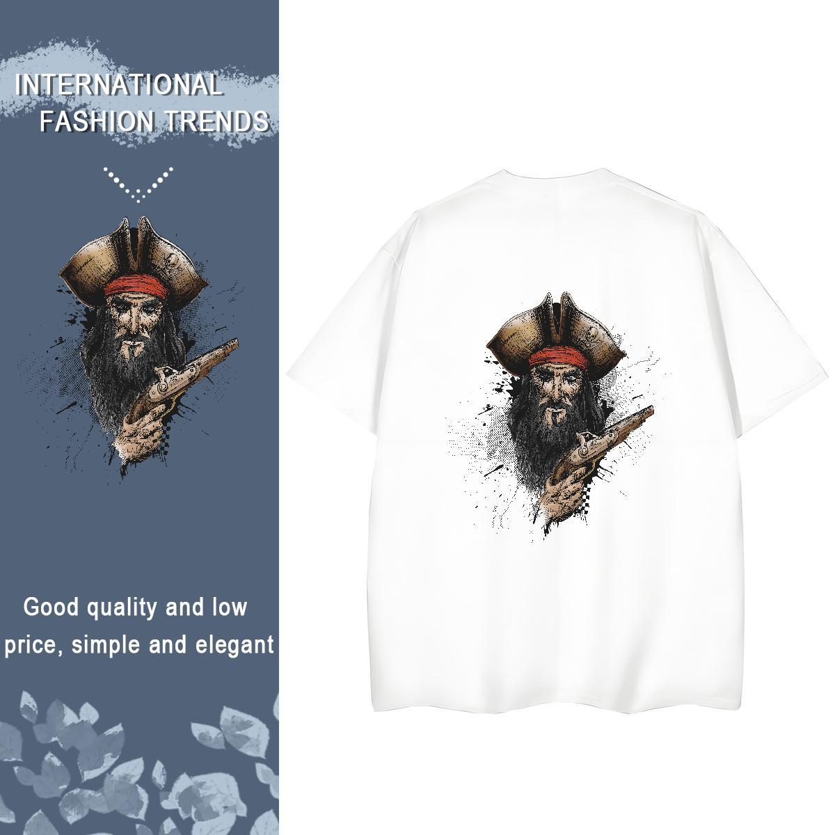 TOP Quality Women T Shirts 100% Cotton 230g Breathable Soft Casual Daily Wear portrait Lady T shirt High quality Floral Print Tshirts