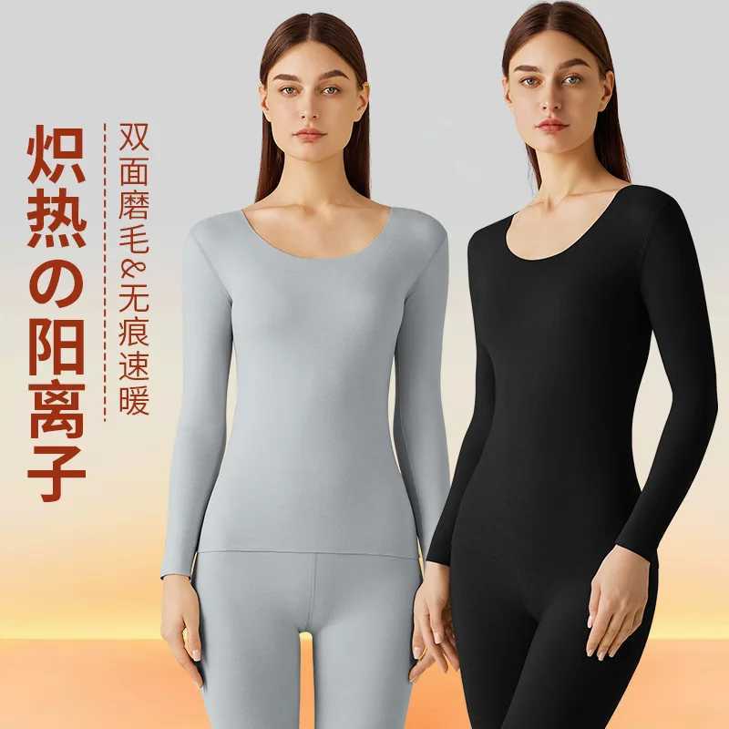 Womens Thermal Underwear Winter Womens Thermal Underwear Sets Long Johns Winter Clothes Comfortable Thermo Underwea Suit Warm Winter Inner Wear Paja Y