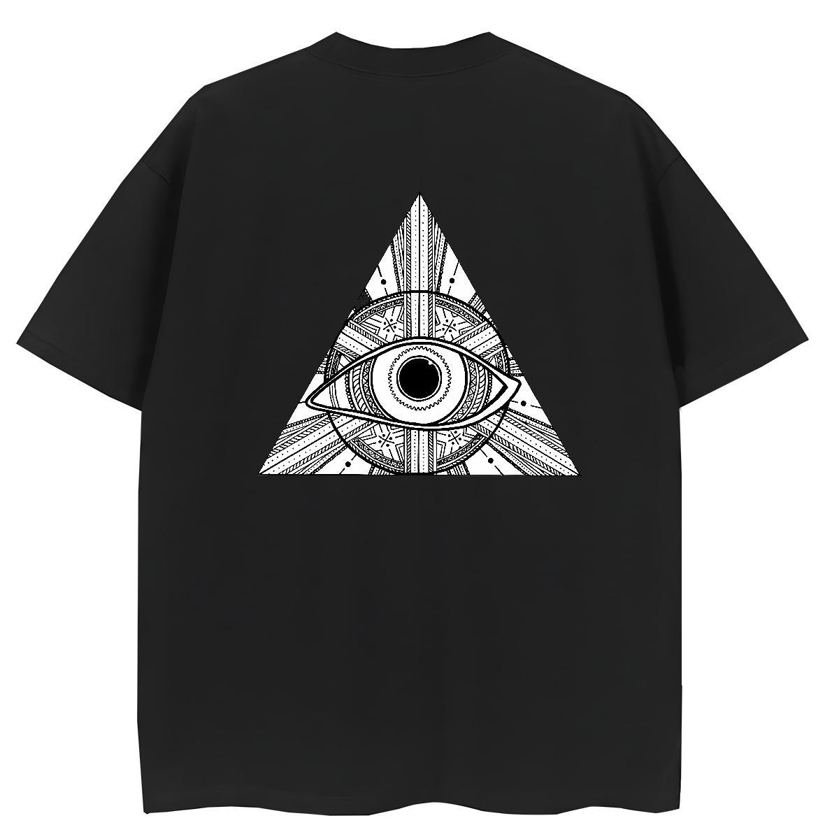 2024 Designer T-Shirts 230g 100% Cotton Short sleeve Soft Hip Hop eye of the devil Women Tshirts Wholesale DIY Anime Tops
