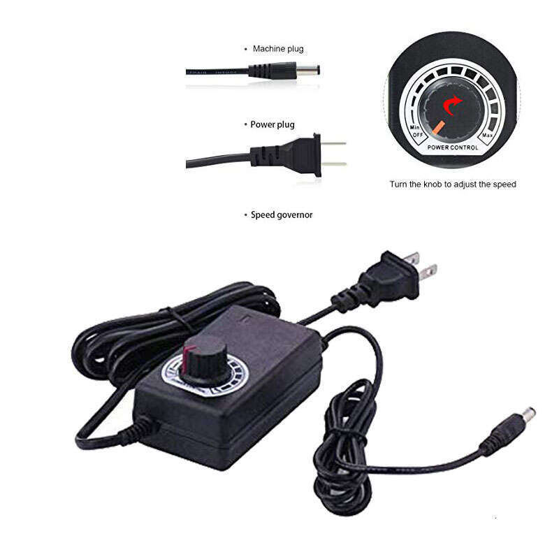 Sex Machine Power Supply Adjustable AC/DC Adapter 100-240V to 3-24V 100-1000mA 50-60hz Voltage Display US EU UK Plug