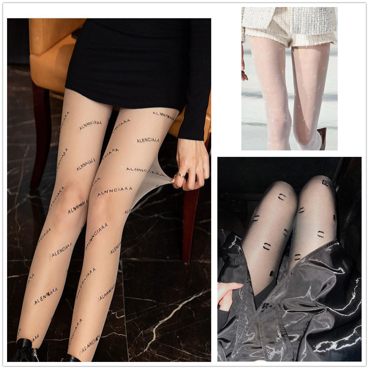 Women's Leggings With Fashion B C Letters Designer Stockings Jumpsuit Stockings For Women Winter Clothing