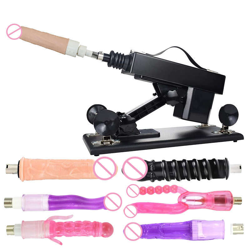 Heating Sex Machine Gun Automatic Thrust Love Machine Adjust Masturbation Machine for Women Men Sex Toy with 3XLR Attachments