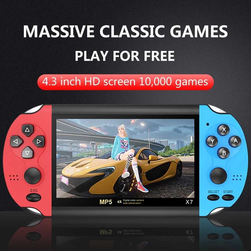 Handheld Portable Mini Retro Video TV Hand Game Console Player Arcade Machine for Kids Gaming Videogame Emulator Box Retrogaming Z241011
