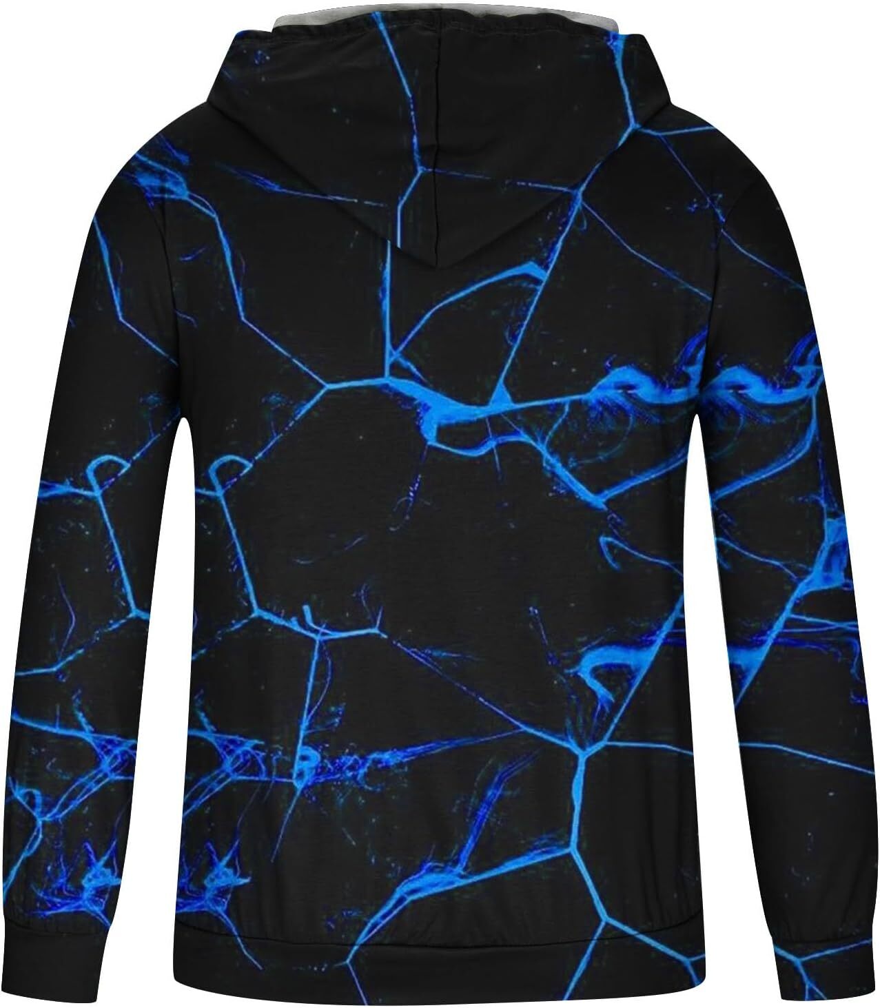 Hoodie for Mens Womens Mens Hoodie Fashion Long Sleeve 3D Tie Dye Zip Up Sweatshirts Plus Size Pullover with Hood Fall Winter Hoodies Graphic keep war