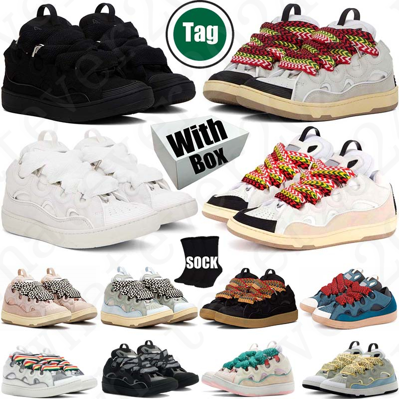 With Box High Quality Designer Curb shoes sneakers for men women black grey mens womens trainers Plate-forme casual chaussure luxury platform