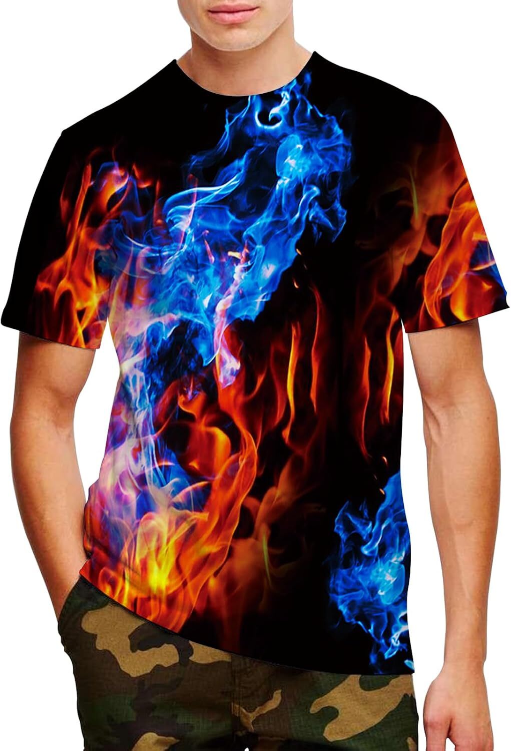 Mens T shirt Unisex Stylish 3D Printed Shirts Short Sleeve Graphic Tops Tees for Men and graphic tee Casual tops summer Trendy Fashion cool