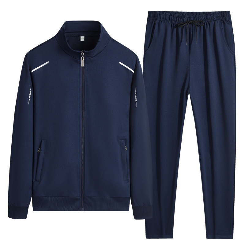 Mens Tracksuit Printing Sweatshirt Suit Black Jackets Pants High Quality Simplicity Jogging Casual Clothing 5XL R241011