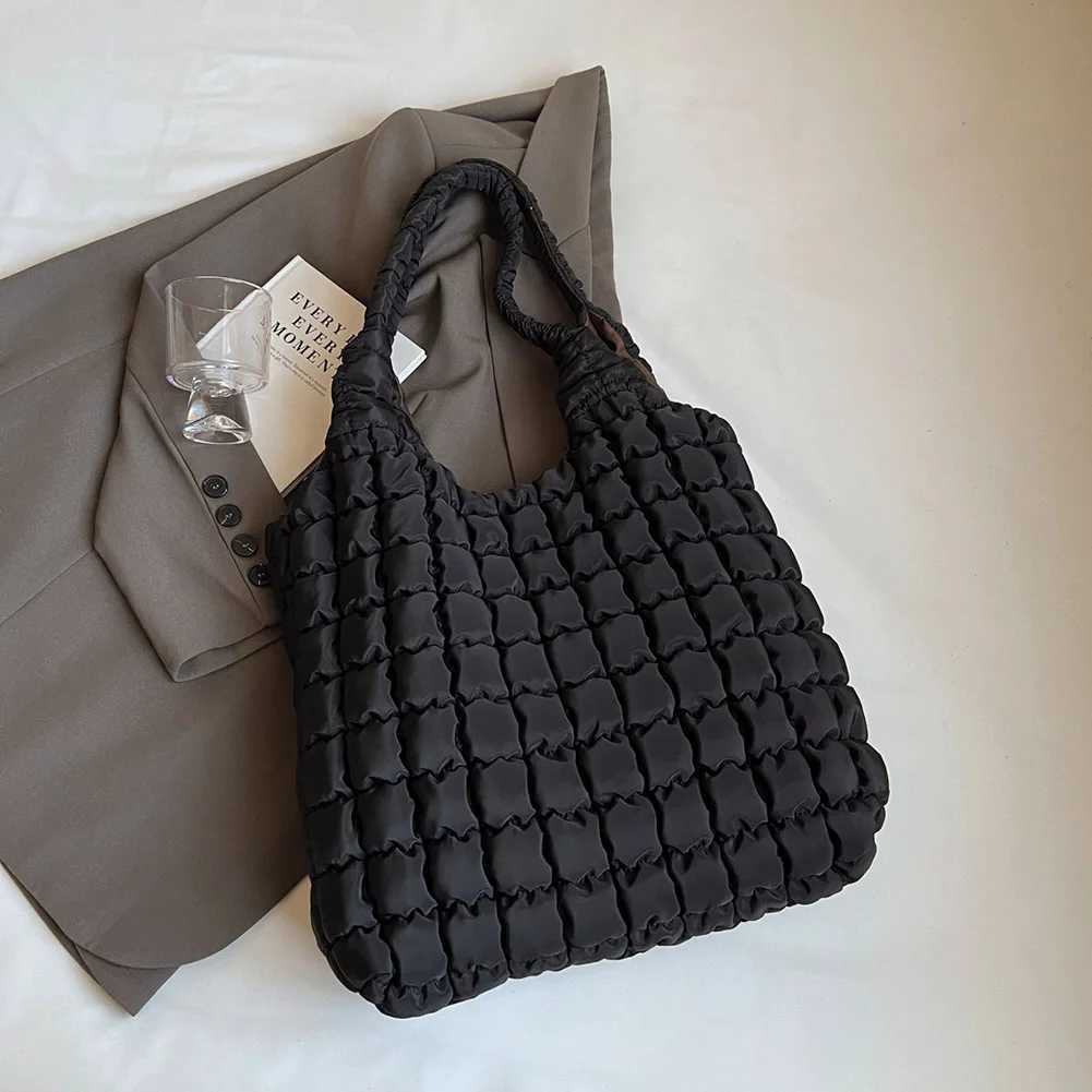 CMM Puffer Tote Bag for Women Quilted Carryall Large Capacity Soft Puffy Shoulder Lightweight Hobo Handbags Work Travel 241011
