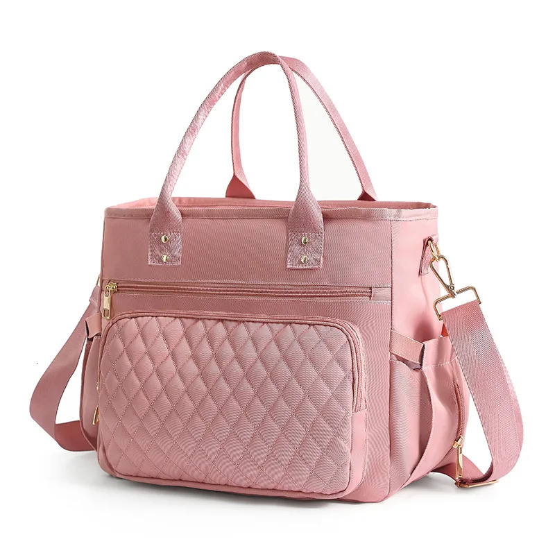 Large capacity fashionable bento work lunch insulated waterproof portable storage bag travel picnic handbag 241008 6332 4