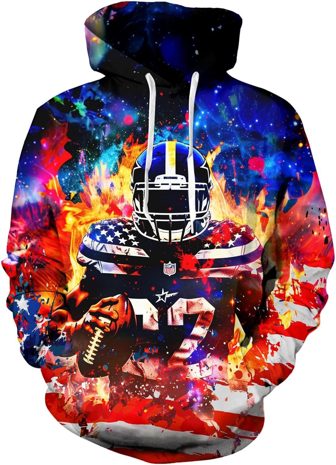 Hoodie for Mens Womens Unisex Novelty Hoodies for Men 3D Printed Graphics Pockets Pullover Sweatshirts Christmas Halloween Graphic keep warm