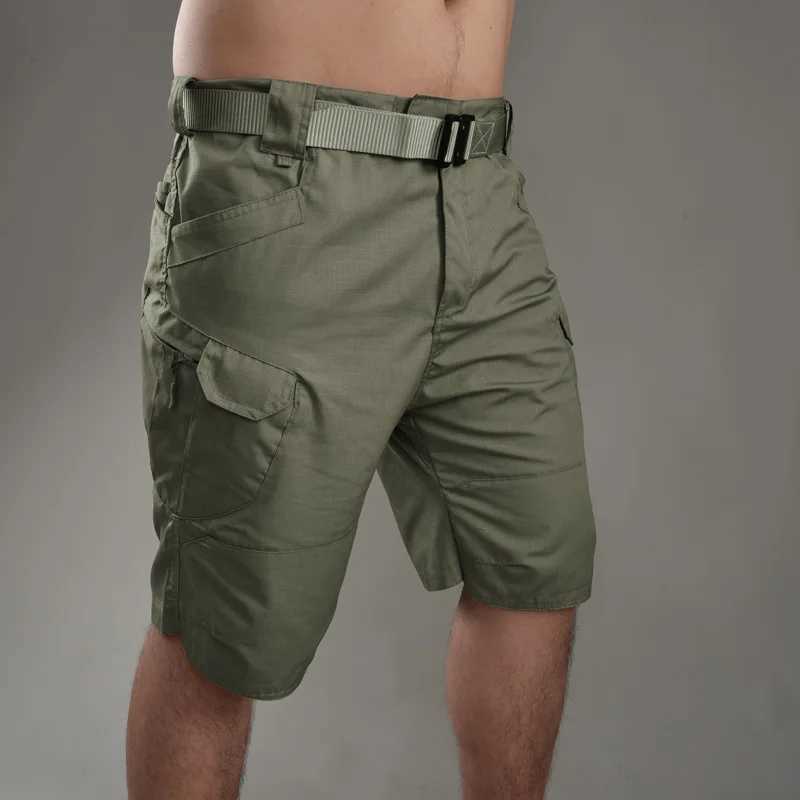 IX7 2025 Style Fan Tactical Shorts Multi Pocket Cargo Shorts Summer Outdoor Training Hiking Shorts Pants W250621